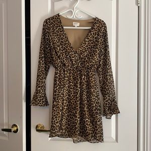 Leopard print dress